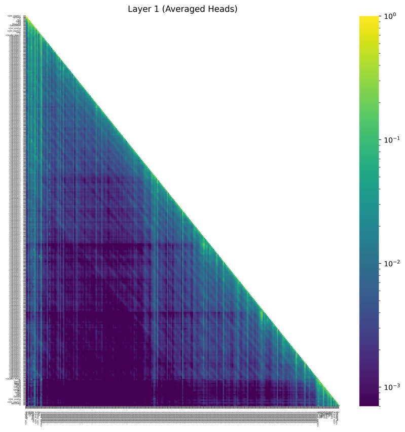 图2：跨层注意力衰减可视化