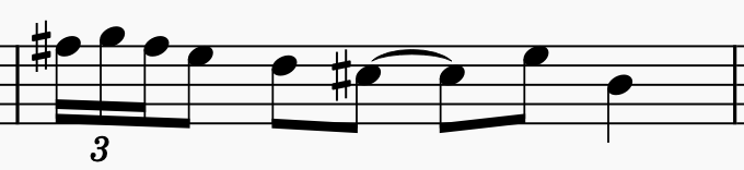 Examples of beat signatures